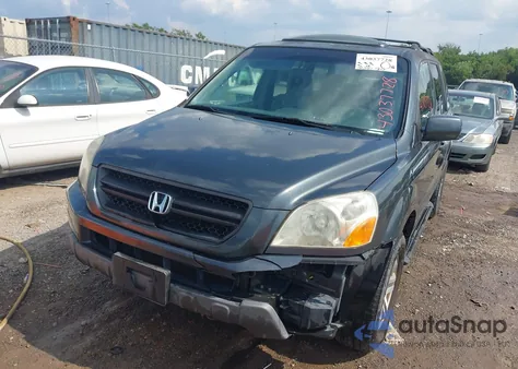 2005 Honda Pilot Ex-L из США, поврежденный, VIN 5FNYF18535B058006